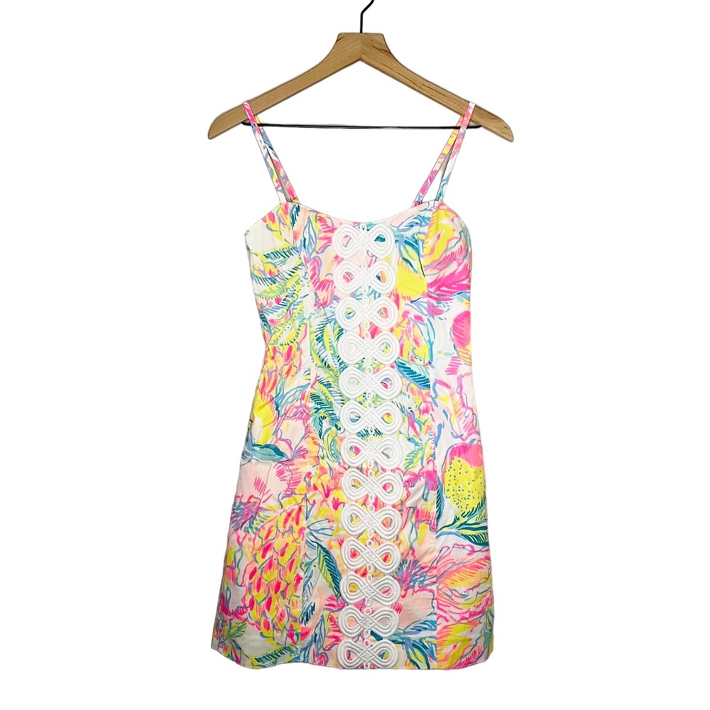 NWT NEW Lilly Pulitzer Embroidered Shelli Stretch Dress in Fiesta Bamba 4